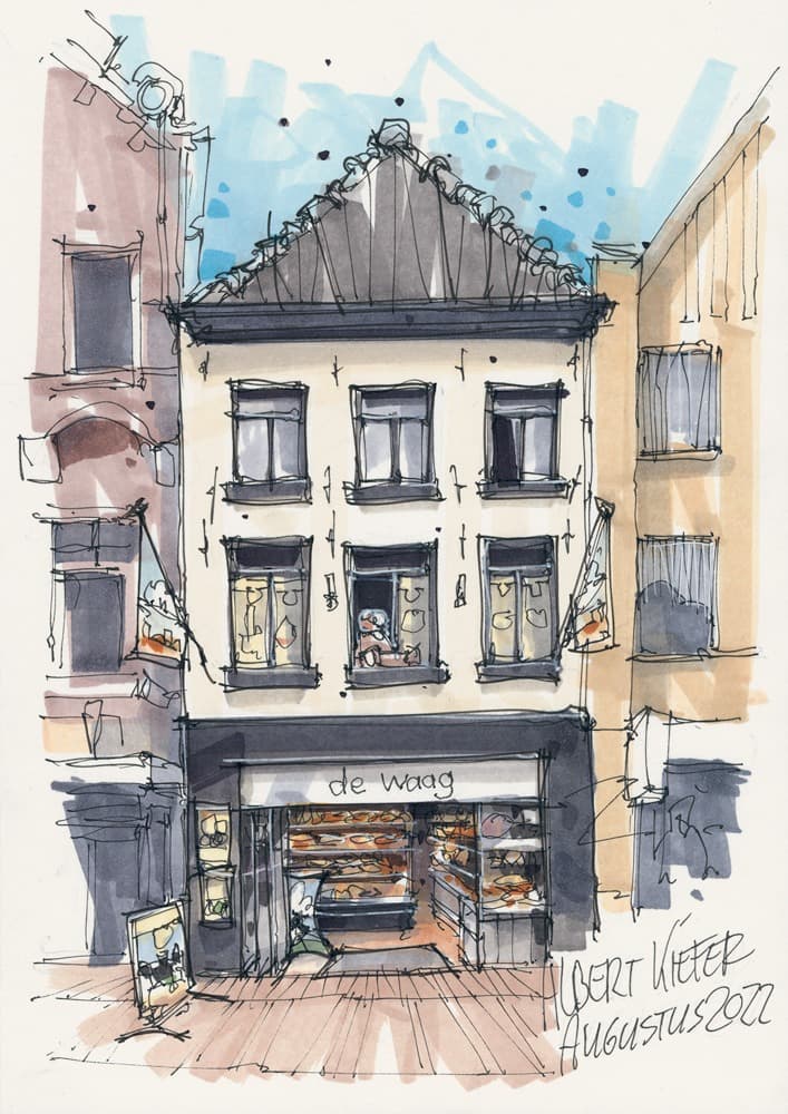 Kaaswinkel de Waag – winkel interieur